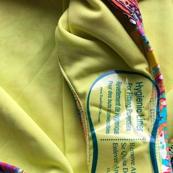 Bleu Rod Beattie Paisley Halter High Neck Swimsuit Multicolored Size 8 - Picture 8 of 14